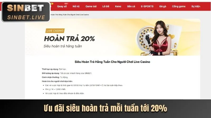 Các loại trò chơi tại 5699win casino